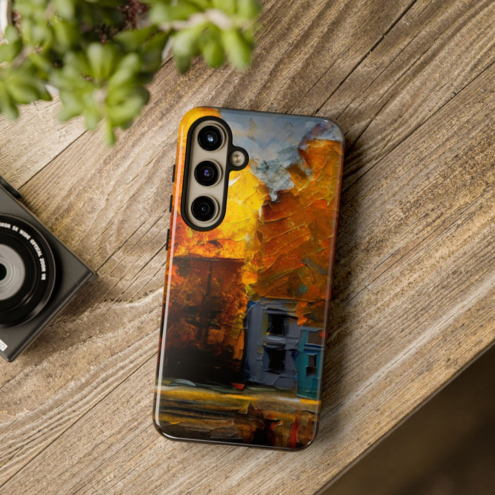 Impact Resistant, Fall Leaves Oil Painting, Cute Phone Cases for Samsung S24, S23, S22, S21, IPhone 15 pro Iphone 14 pro Iphone 13 IPhone 12 Iphone 11 - Studio40ParkLane