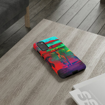 Cute Samsung Phone Case | Aesthetic Samsung Phone Case | Dance Sunset Colorful | Galaxy S23, S22, S21, S20 | Luxury Double Layer | Cool - Studio40ParkLane