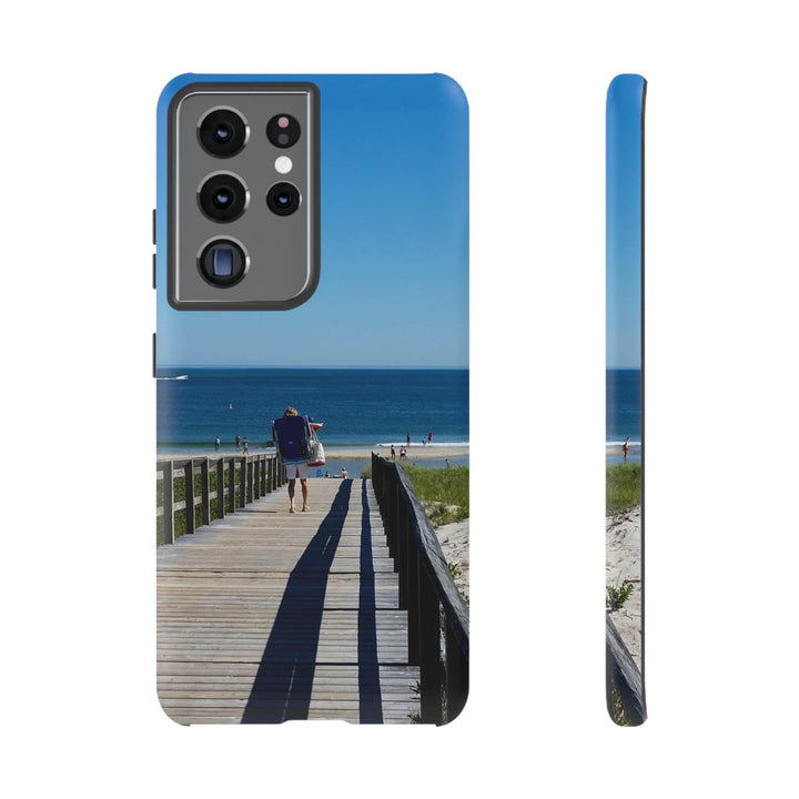 Cute Samsung Case | Cool Iphone Case | Summer Beach Walk, Samsung S24, S23, S22, S21, IPhone 15 Case | Iphone 14 Case, Iphone 13 Case - Studio40ParkLane