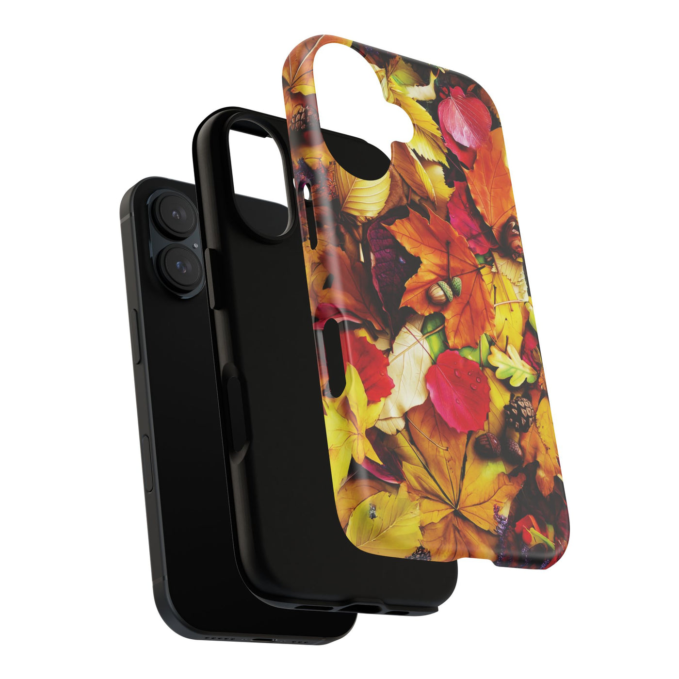 Aesthetic Tough Fall Leaves Foliage Premium Phone Case - For iPhone 17 Pro Max iPhone 16 Pro iPhone 15 Iphone 14 Plus 13 Pro 12 11 10 XR - Studio40ParkLane