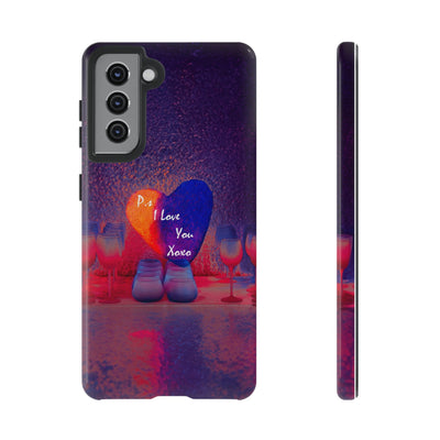 Cute Samsung Case | Cool Iphone Case | PS I love You - Heart, Samsung S24, S23, S22, S21, IPhone 15 Case | Iphone 14 Case, Iphone 13 Case