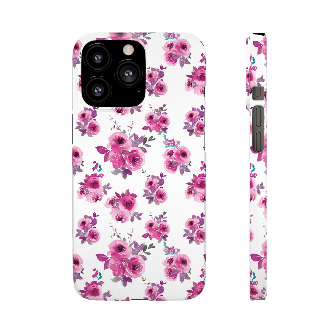 Sleek Snap Flowers Gift for Her Cute Phone Case for iPhone 16 15 14 13 12 11 X Xs Max Xr Pro Plus Samsung Galaxy S24 S23 S22 S21 S20 Ultra