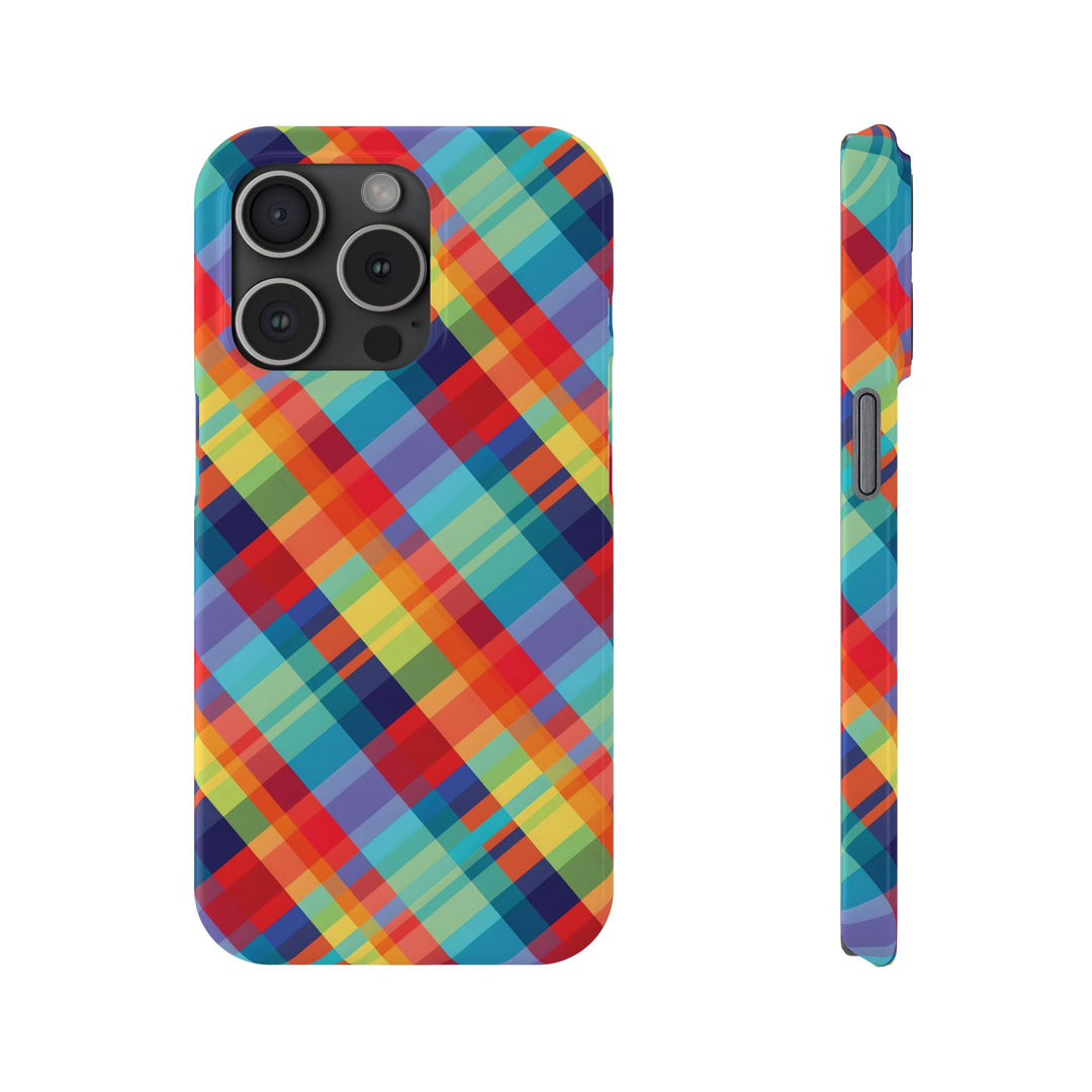 Slim Checkered Plaid Gift for Her Cute Phone Cases for Iphone 16 Pro Max | iPhone 15 Case | iPhone 15 Pro Max Case, Iphone 14, 13, 12, 11, 10, 8, 7 - Studio40ParkLane