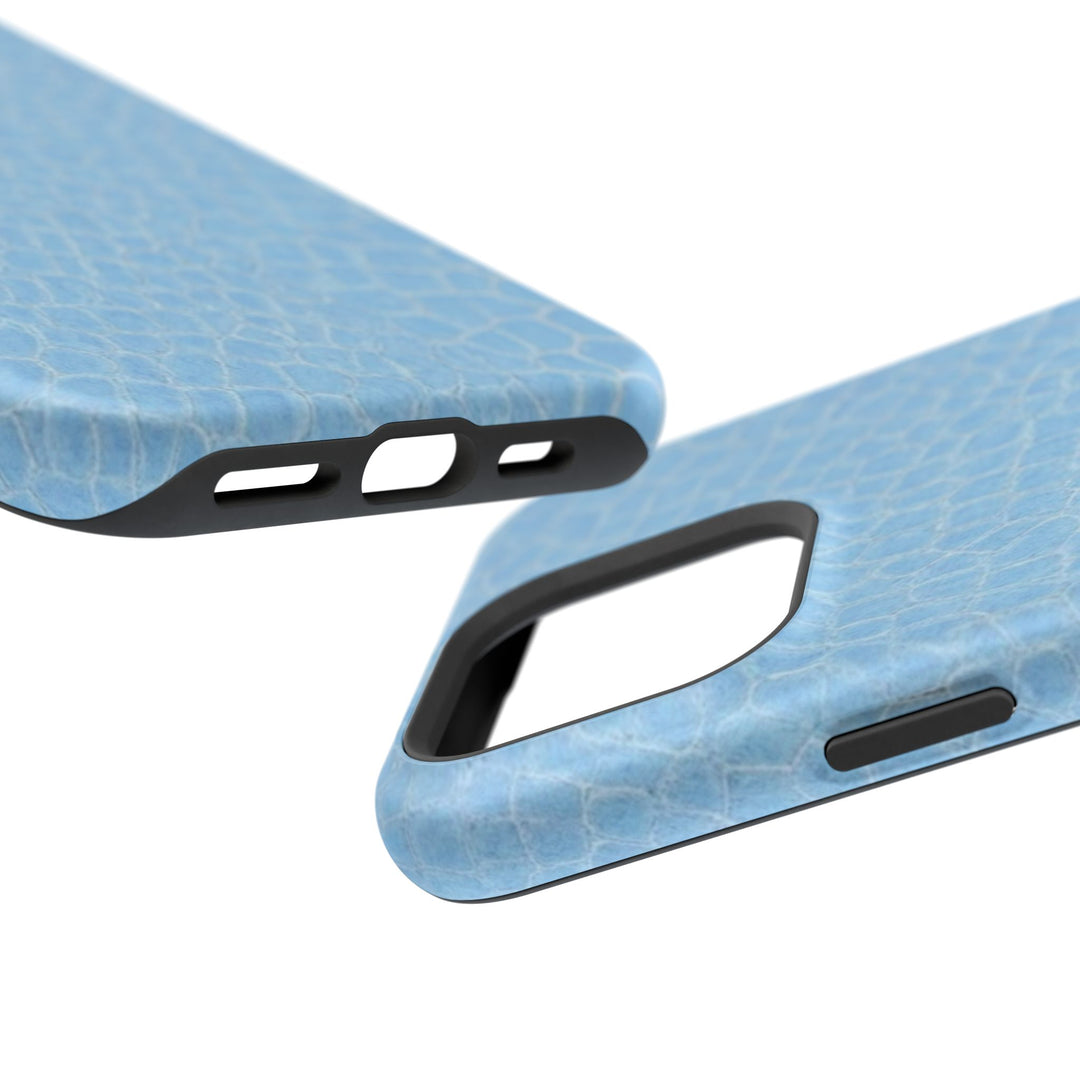 Non Leather Blue Color Pattern Magsafe Cute Phone Case for Iphone Gift for Her, | iPhone 15 Case | iPhone 15 Pro Max Case, Iphone 14, Iphone 14 Pro Max, Iphone 13, Iphone 16 - Studio40ParkLane