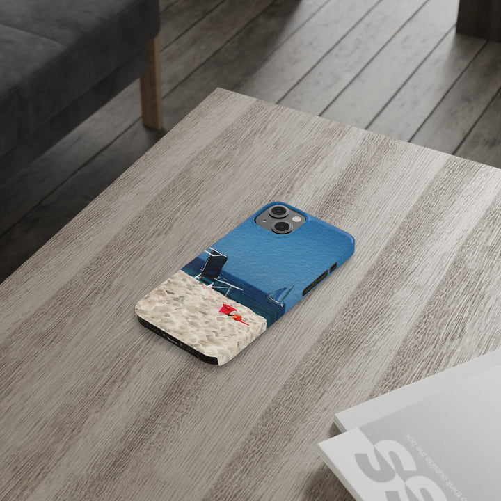 Slim Cute Phone Cases for Iphone - | iPhone 15 Case | iPhone 15 Pro Max Case, Iphone 14 Case, Iphone 14 Pro Max, Iphone 13, Summer Beach Chair Watercolor - Studio40ParkLane