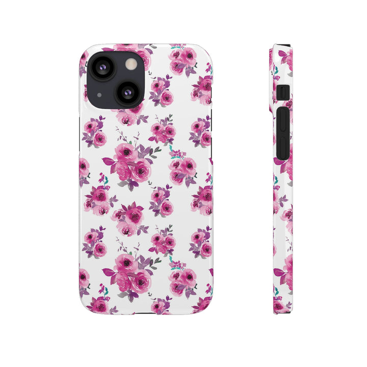 Sleek Snap Flowers Gift for Her Cute Phone Case for iPhone 16 15 14 13 12 11 X Xs Max Xr Pro Plus Samsung Galaxy S24 S23 S22 S21 S20 Ultra