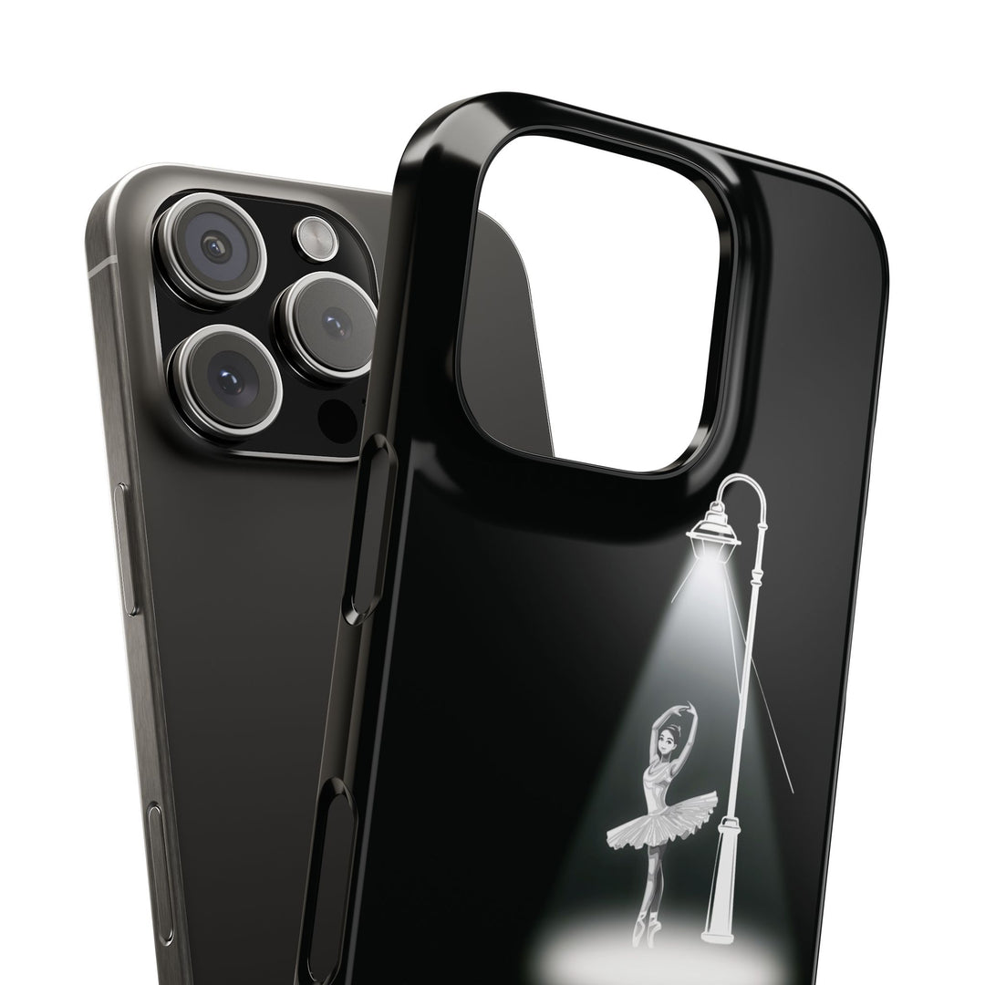 Slim Ballet Dancer Spotlight Gift for Her Cute Phone Cases for Iphone 16 Pro Max | iPhone 15 Case | iPhone 15 Pro Max Case, Iphone 14, 13, 12, 11, 10, 8, 7 - Studio40ParkLane