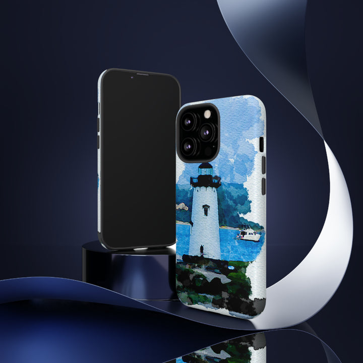 Cool Phone Case | Summer Lighthouse, For iPhone 15 Case | iPhone 15 Pro Case, Iphone 14 Case, Iphone 14 Pro Max Case, Protective Iphone Case - Studio40ParkLane