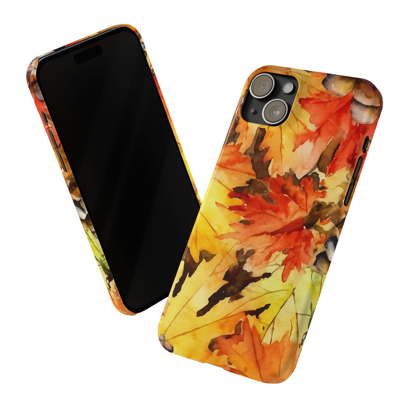 Slim Fall Leaves Slim Cute Phone Cases for Iphone  | iPhone 15 Case | iPhone 15 Pro Max Case, Iphone 14, Iphone 14 Pro Max, Iphone 13