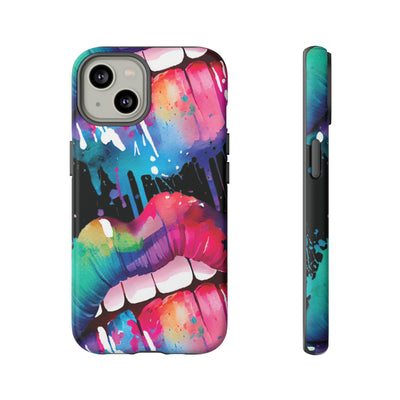 Cute IPhone Case | iPhone 15 Case | iPhone 15 Pro Max Case, Iphone 14 Case, Iphone 14 Pro Max Case IPhone Case for Art Lovers, Lips Smile