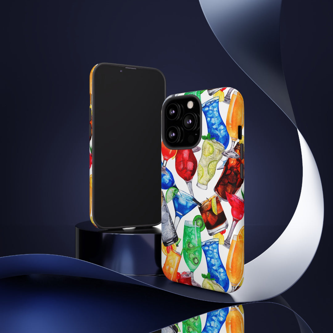 Cute Samsung Case | Cool Iphone Case | Summer Fruit Cocktail, Samsung S24, S23, S22, S21, IPhone 15 Case | Iphone 14 Case, Iphone 13 Case - Studio40ParkLane
