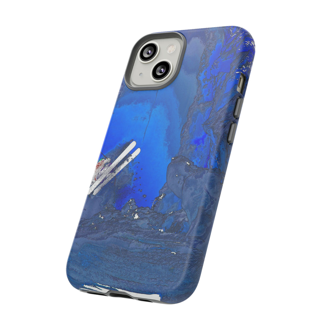 Cute IPhone Case | iPhone 15 Case | iPhone 15 Pro Max Case, Iphone 14 Case, Iphone 14 Pro Max Case IPhone Case for Art Lovers, Skiing Mountain - Studio40ParkLane
