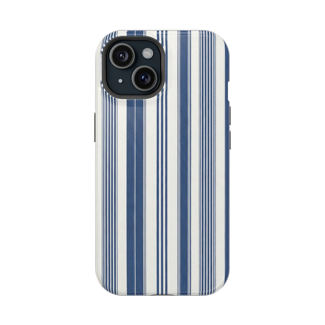 MagSafe Cute Phone Case, Coastal Striped Phone Case for iPhone 17 16 15 14 13 12 Pro Max, Samsung S26 S25 S24 Ultra case - Studio40ParkLane