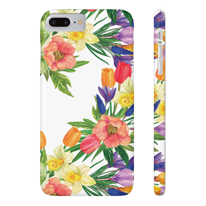 Slim Spring Flowers Gift for Her Cute Phone Cases for Iphone 16 Pro Max | iPhone 15 Case | iPhone 15 Pro Max Case, Iphone 14, 13, 12, 11, 10, 8, 7 - Studio40ParkLane