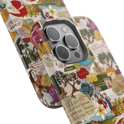 Italy Tuscany Coquette Collage Tough Magsafe Cute Phone Cases for Iphone | iPhone 17 Pro Max Case, Iphone 16, Iphone 15 14 13 12 11 10 9 - Studio40ParkLane