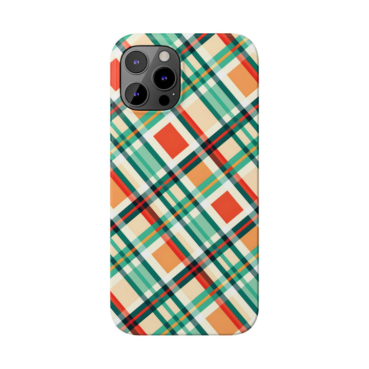 Slim Checkered Plaid Gift for Her Cute Phone Cases for Iphone 16 Pro Max | iPhone 15 Case | iPhone 15 Pro Max Case, Iphone 14, 13, 12, 11, 10, 8, 7 - Studio40ParkLane