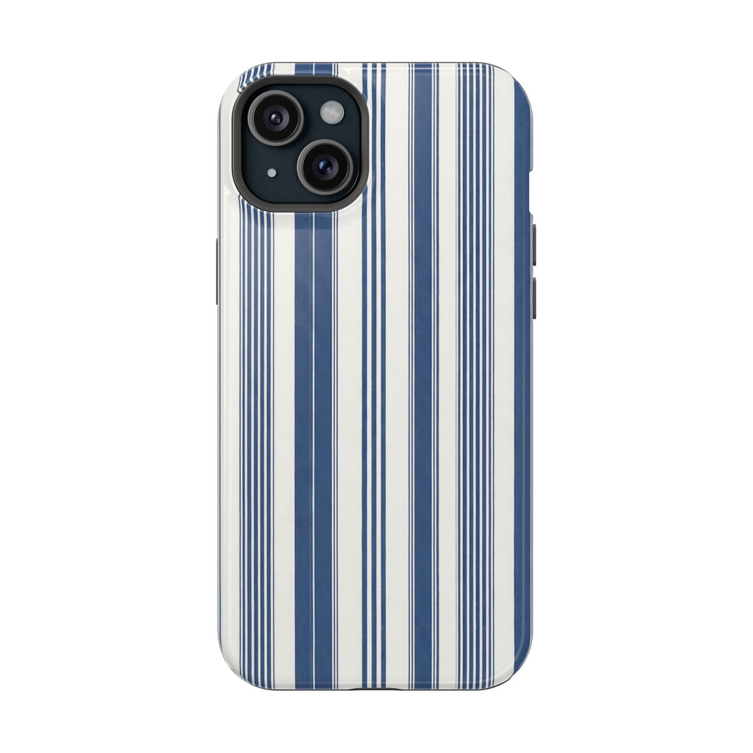 MagSafe Cute Phone Case, Coastal Striped Phone Case for iPhone 17 16 15 14 13 12 Pro Max, Samsung S26 S25 S24 Ultra case - Studio40ParkLane