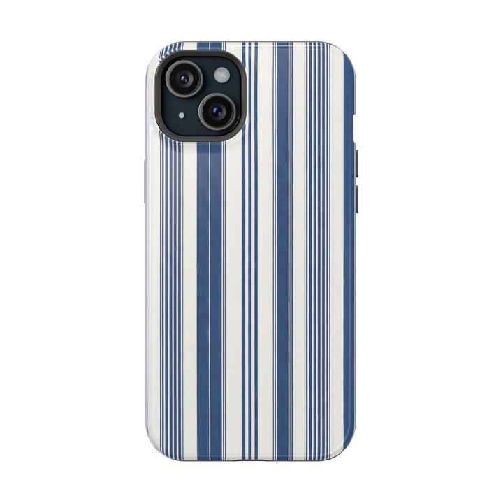 MagSafe Cute Phone Case, Coastal Striped Phone Case for iPhone 17 16 15 14 13 12 Pro Max, Samsung S26 S25 S24 Ultra case - Studio40ParkLane