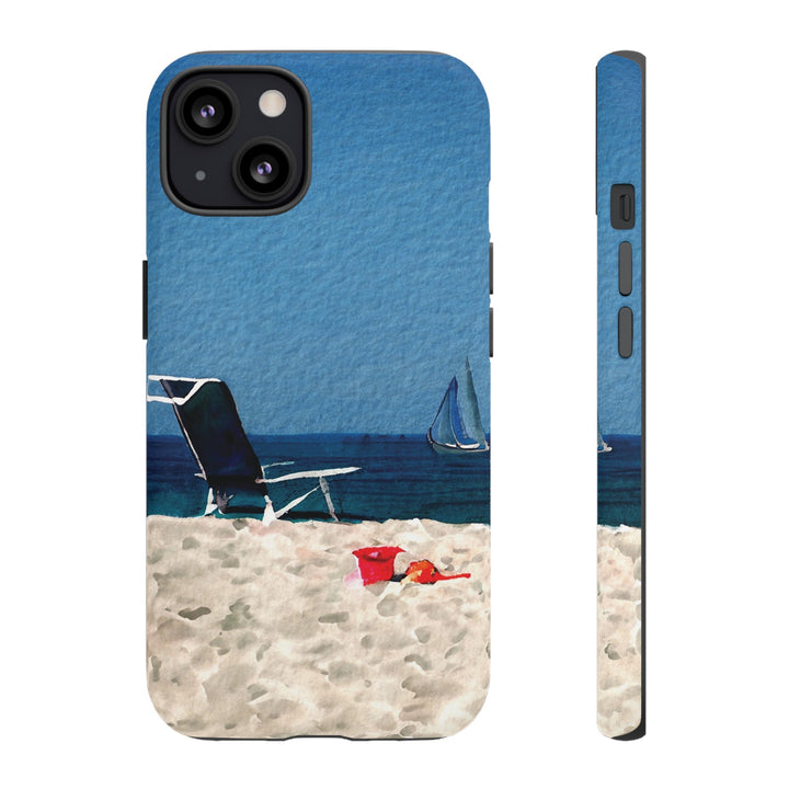 Cute Samsung Case | Cool Iphone Case | Summer Blue Beach Chair, Samsung S24, S23, S22, S21, IPhone 15 Case | Iphone 14 Case, Iphone 13 Case - Studio40ParkLane