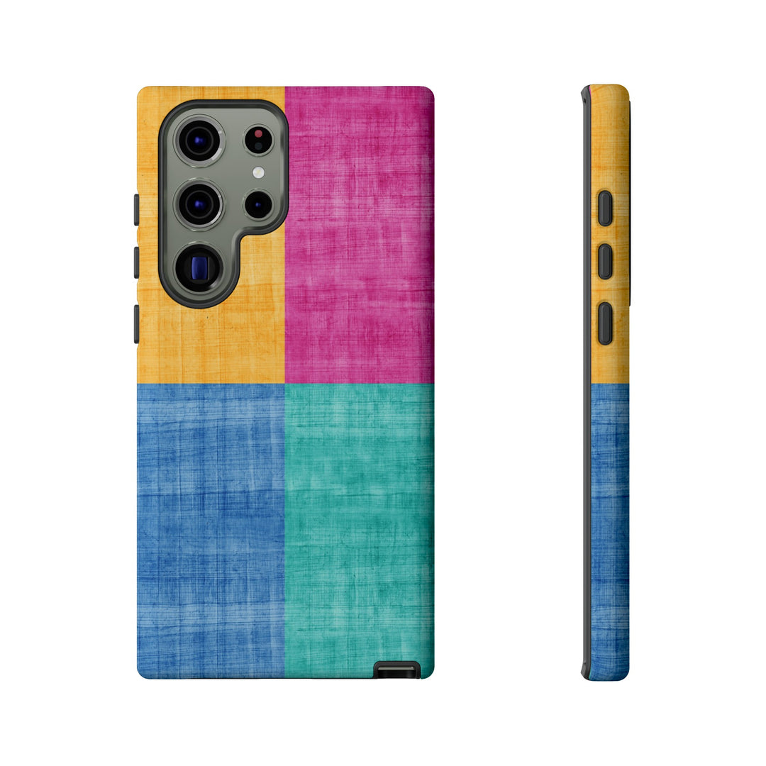 Impact Resistant, Colored Shapes, Cute Phone Cases for Samsung S24, S23, S22, S21, IPhone 15 pro Iphone 14 pro Iphone 13 IPhone 12 Iphone 11 - Studio40ParkLane