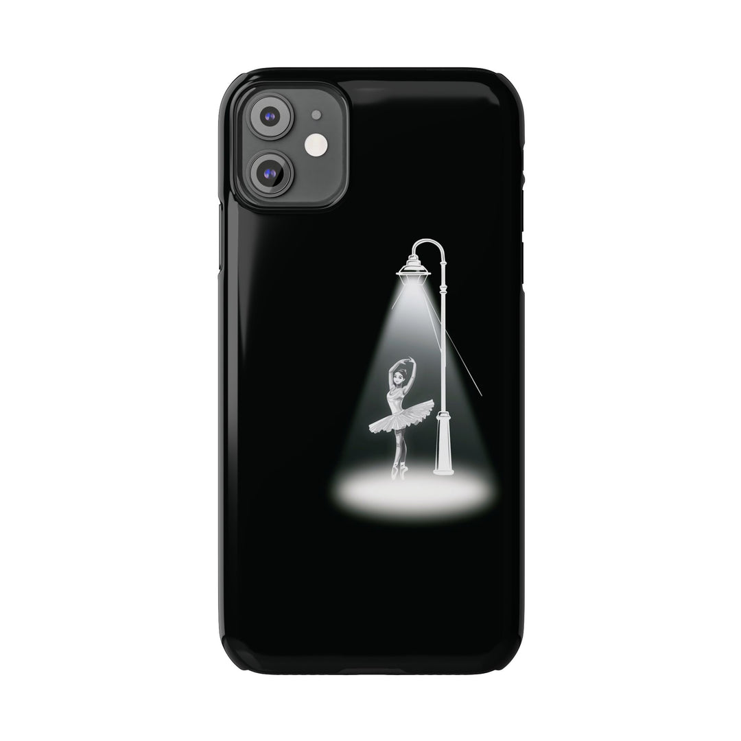 Slim Ballet Dancer Spotlight Gift for Her Cute Phone Cases for Iphone 16 Pro Max | iPhone 15 Case | iPhone 15 Pro Max Case, Iphone 14, 13, 12, 11, 10, 8, 7 - Studio40ParkLane