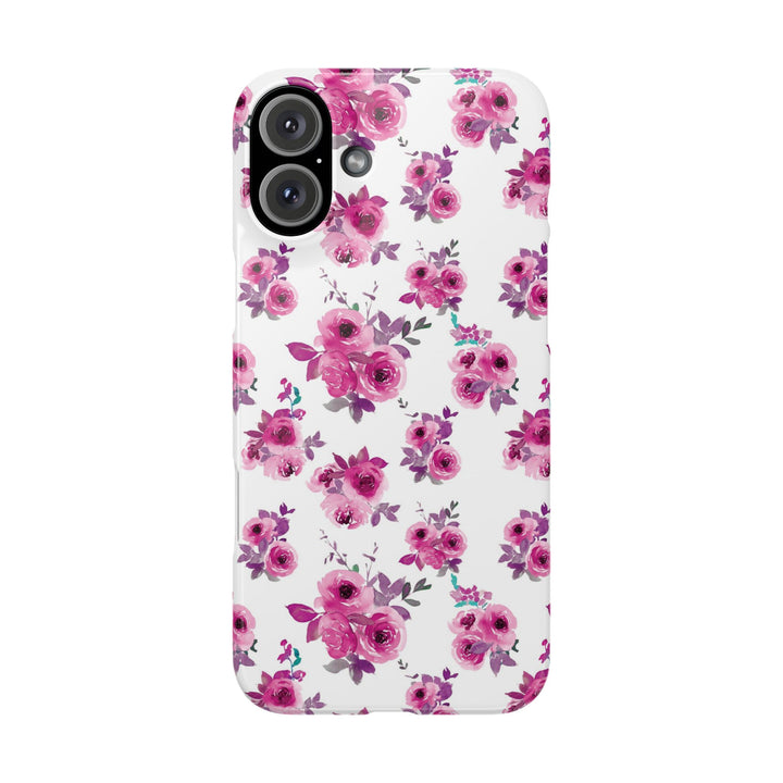 Sleek Snap Flowers Gift for Her Cute Phone Case for iPhone 16 15 14 13 12 11 X Xs Max Xr Pro Plus Samsung Galaxy S24 S23 S22 S21 S20 Ultra