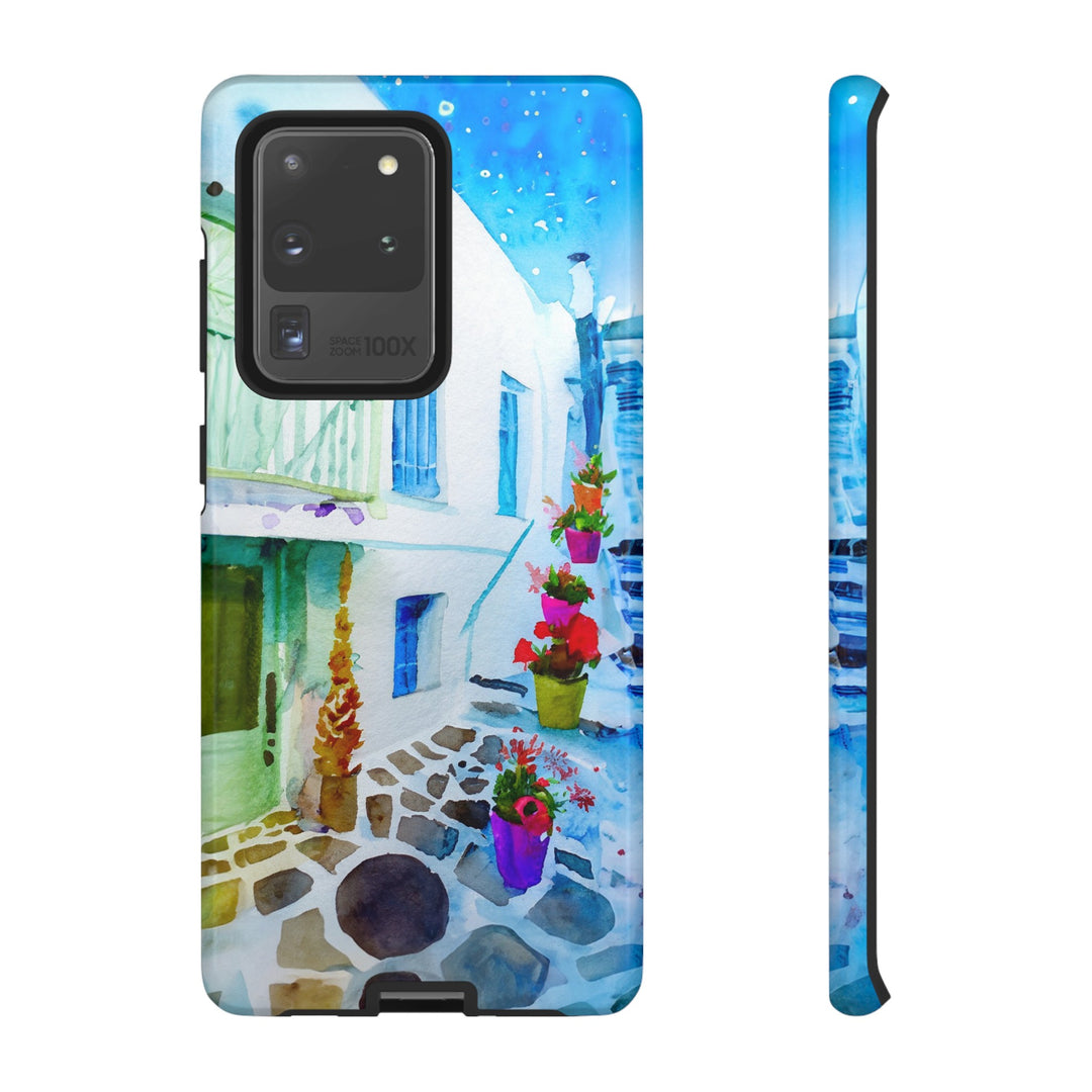 Impact Resistant, Greece House, Cute Phone Cases for Samsung S24, S23, S22, S21, IPhone 15 pro Iphone 14 pro Iphone 13 IPhone 12 Iphone 11 - Studio40ParkLane