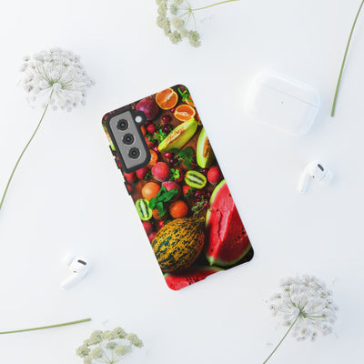 Fall Fruit Collage Cute Phone Case for, Samsung Galaxy S24, S23, S22, S21, IPhone 16 Case | Iphone 15, Iphone 14, IPhone 13 Case Mom Dad Gift