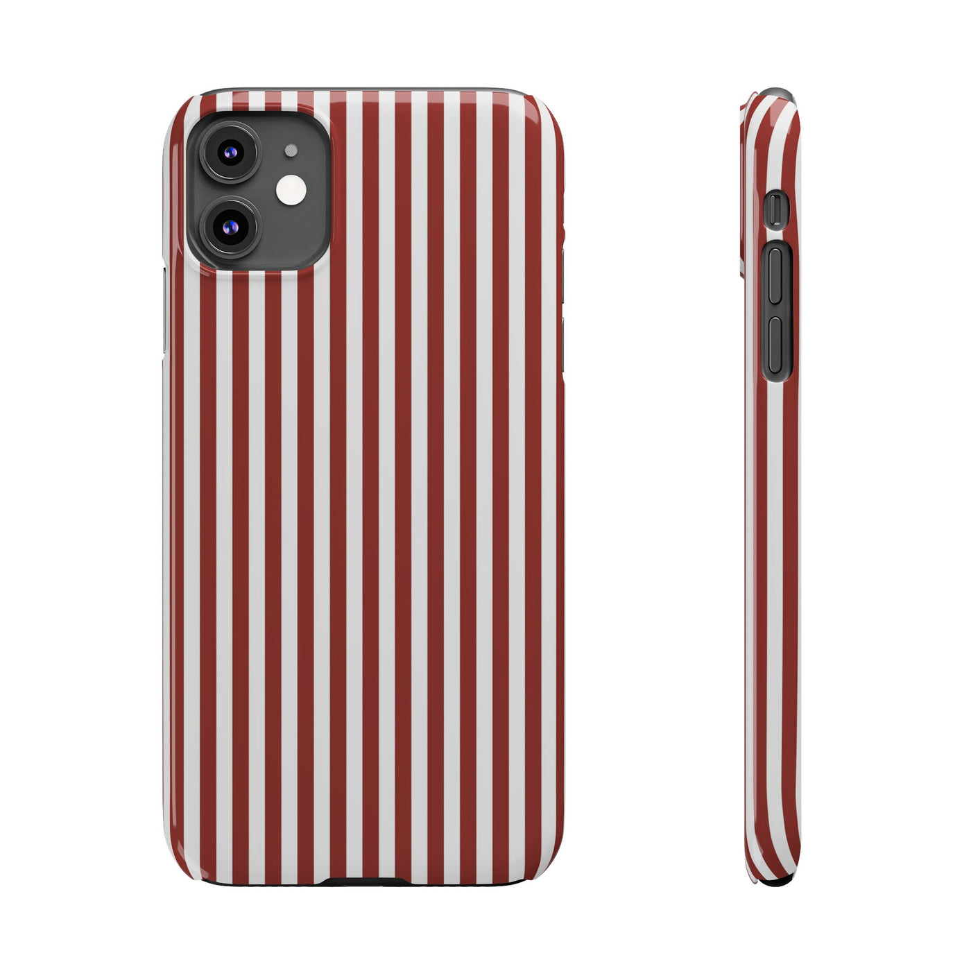 Slim Farmhouse Red Striped Cute Phone Case for Iphone 16 - | iPhone 15 Pro Max Case | iPhone 14 Case Iphone 13 12 11 10 9 8 7 Gift for Her - Studio40ParkLane