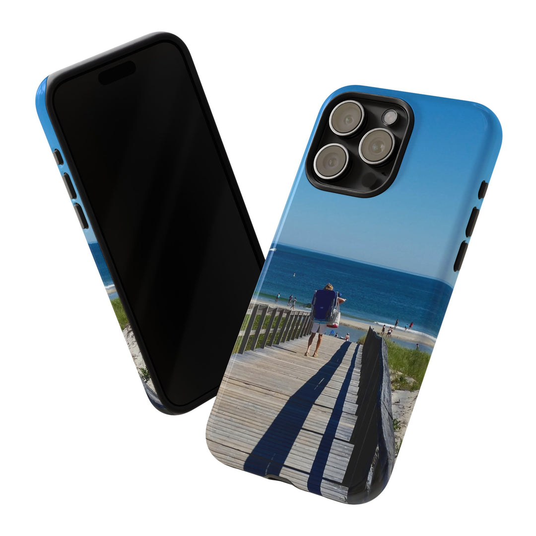 Cute Samsung Case | Cool Iphone Case | Summer Beach Walk, Samsung S24, S23, S22, S21, IPhone 15 Case | Iphone 14 Case, Iphone 13 Case - Studio40ParkLane