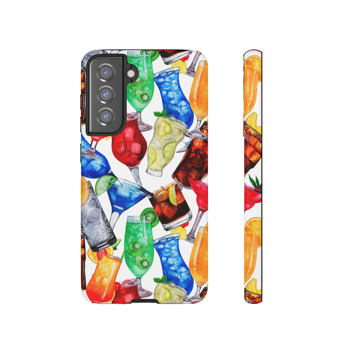 Cute Samsung Case | Cool Iphone Case | Summer Fruit Cocktail, Samsung S24, S23, S22, S21, IPhone 15 Case | Iphone 14 Case, Iphone 13 Case - Studio40ParkLane