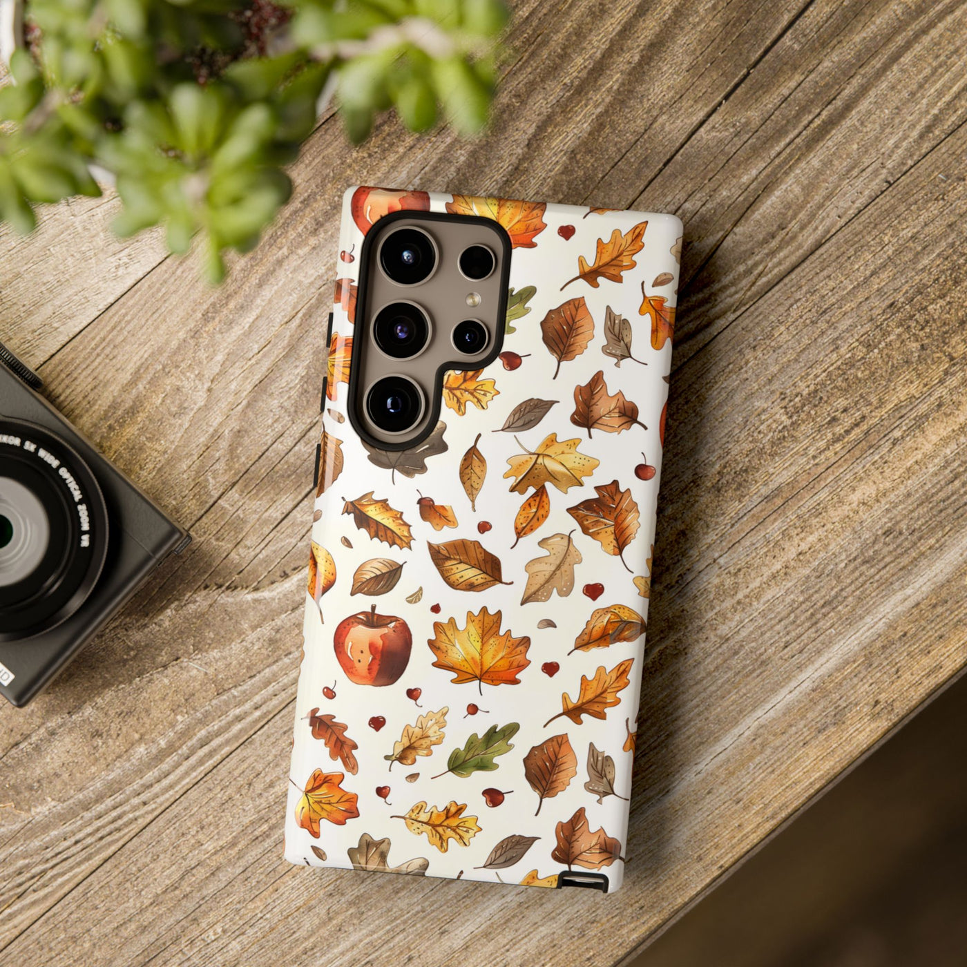 Autumn Fall Leaves Gift for Her Cute Phone Case for, Samsung Galaxy S24, S23, S22, S21, IPhone 16 Case | Iphone 15, Iphone 14, IPhone 13 Case