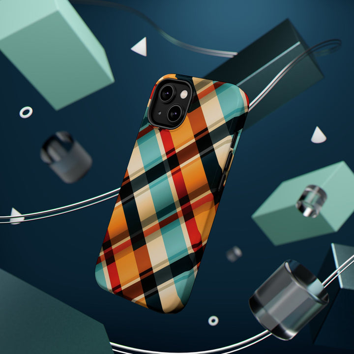 Checkered Plaid Magsafe Gift for Her Cute Phone Case for Iphone, | iPhone 16 | iPhone 15 Pro Max, Iphone 14 Pro Max, 13 12 11 10 9 8 7 - Studio40ParkLane