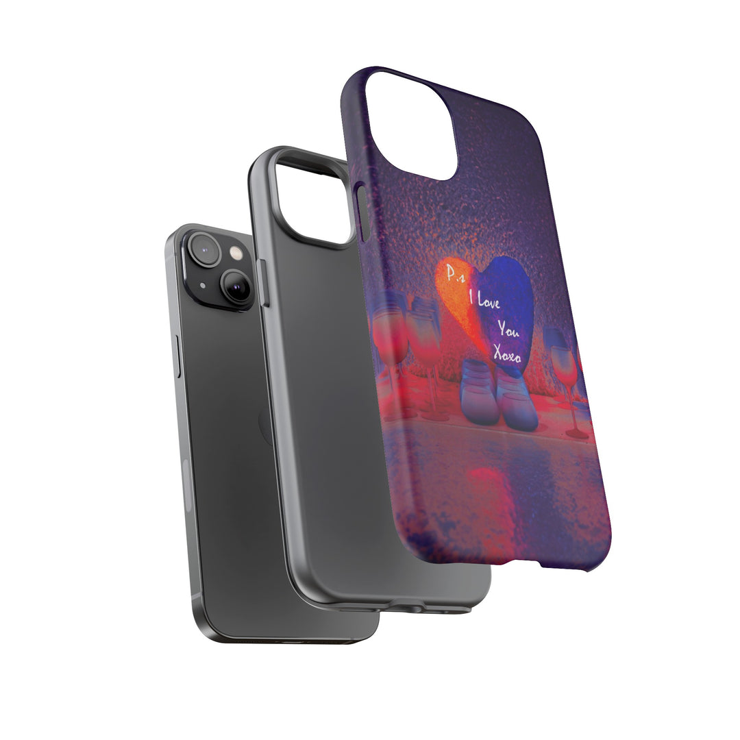 Cute Samsung Case | Cool Iphone Case | PS I love You - Heart, Samsung S24, S23, S22, S21, IPhone 15 Case | Iphone 14 Case, Iphone 13 Case - Studio40ParkLane