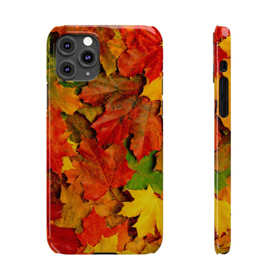 Fall Leaves Slim Cute Phone Cases for Iphone  | iPhone 15 Case | iPhone 15 Pro Max Case, Iphone 14, Iphone 14 Pro Max, Iphone 13