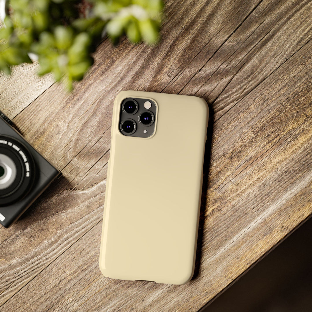 Slim Pale Yellow Gift for Her Aesthetic Cute Phone Case for Iphone 16 - | iPhone 15 Pro Max Case | iPhone 14 Case 13 12 11 10 9 8 7 - Studio40ParkLane