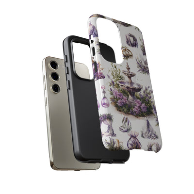 Impact Resistant, Lavender Wedding, Cute Phone Cases for Samsung S24, S23, S22, S21, IPhone 15 pro Iphone 14 pro Iphone 13 IPhone 12 Iphone 11