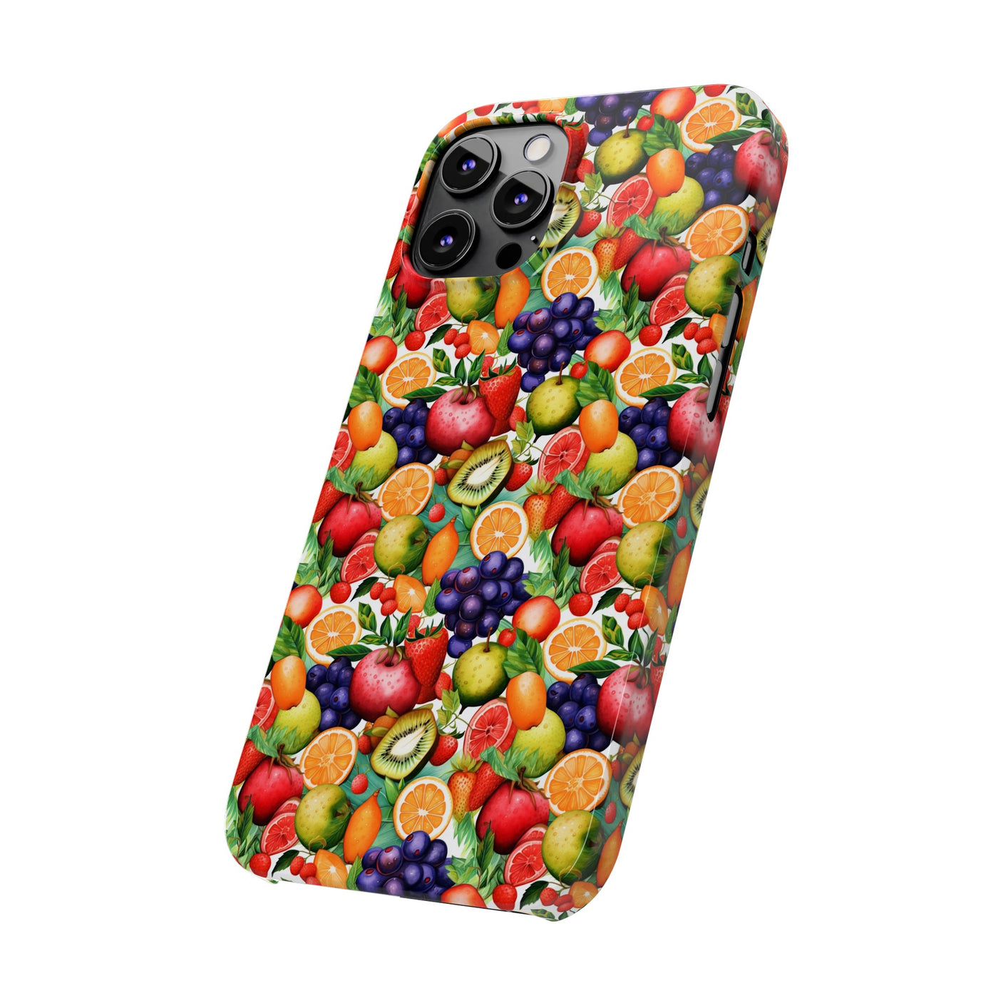 Slim Cute Phone Cases for Iphone  | iPhone 15 Case | iPhone 15 Pro Max Case, Iphone 14, Iphone 14 Pro Max, Iphone 13, Summer Fruit Mix Selection