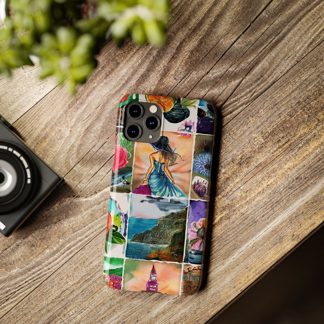 Slim Travel Coquette Collage Slim Cute Phone Cases for Iphone | iPhone 15 Case | iPhone 15 Pro Max Case, Iphone 14, Iphone 14 Pro Max, Iphone 13 - Studio40ParkLane