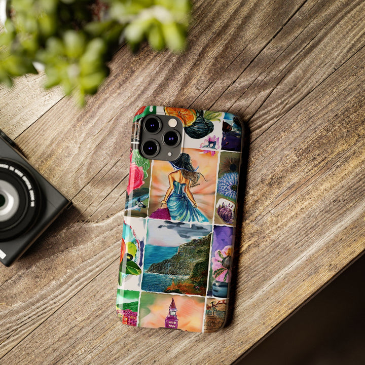 Slim Travel Coquette Collage Slim Cute Phone Cases for Iphone | iPhone 15 Case | iPhone 15 Pro Max Case, Iphone 14, Iphone 14 Pro Max, Iphone 13 - Studio40ParkLane