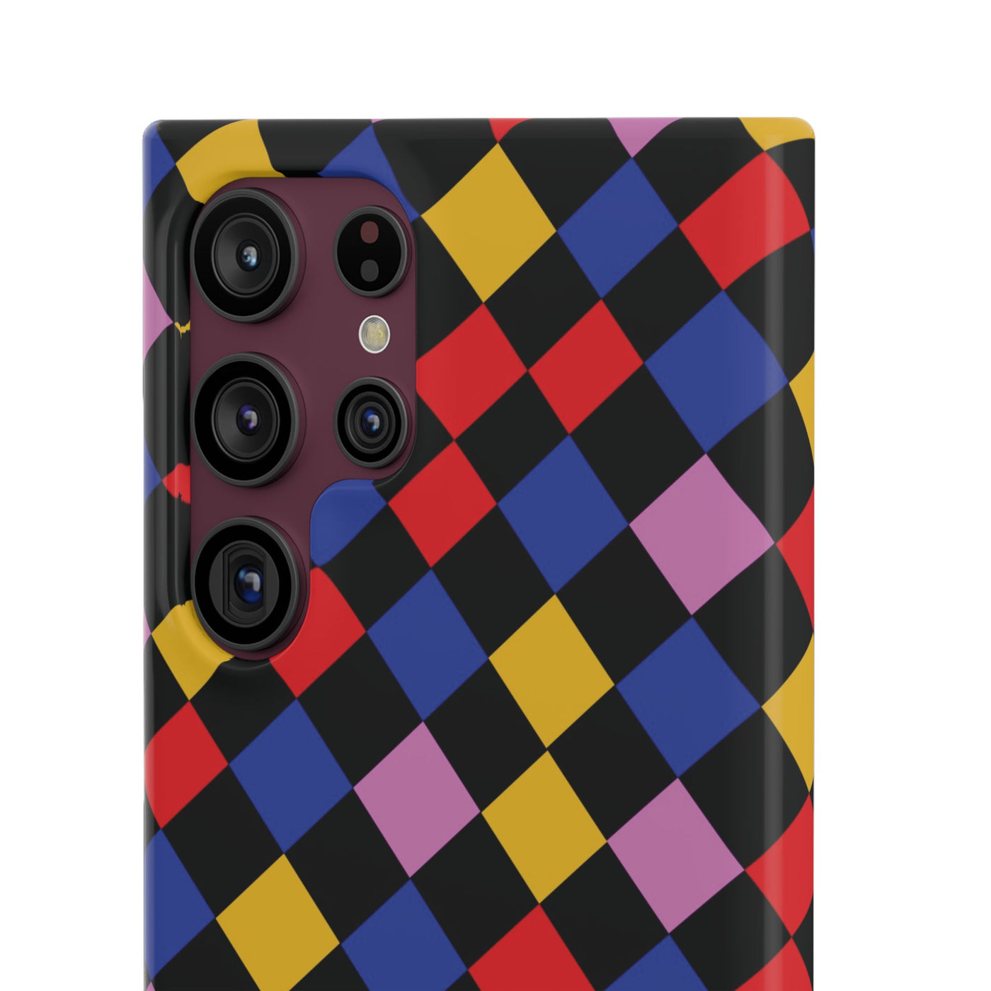 Colorful Checkerboard Cute Phone Case - Sleek Snap - for iPhone 16 15 14 13 12 11 Max Pro Plus Samsung Galaxy S24 S23 S22 S21 S20 Plus Ultra - Studio40ParkLane
