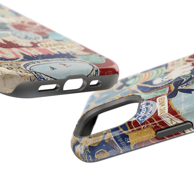 New York Winter Coquette Collage Tough Magsafe Cute Phone Cases for Iphone | iPhone 17 Pro Max Case, Iphone 16, Iphone 15 14 13 12 11 10 9