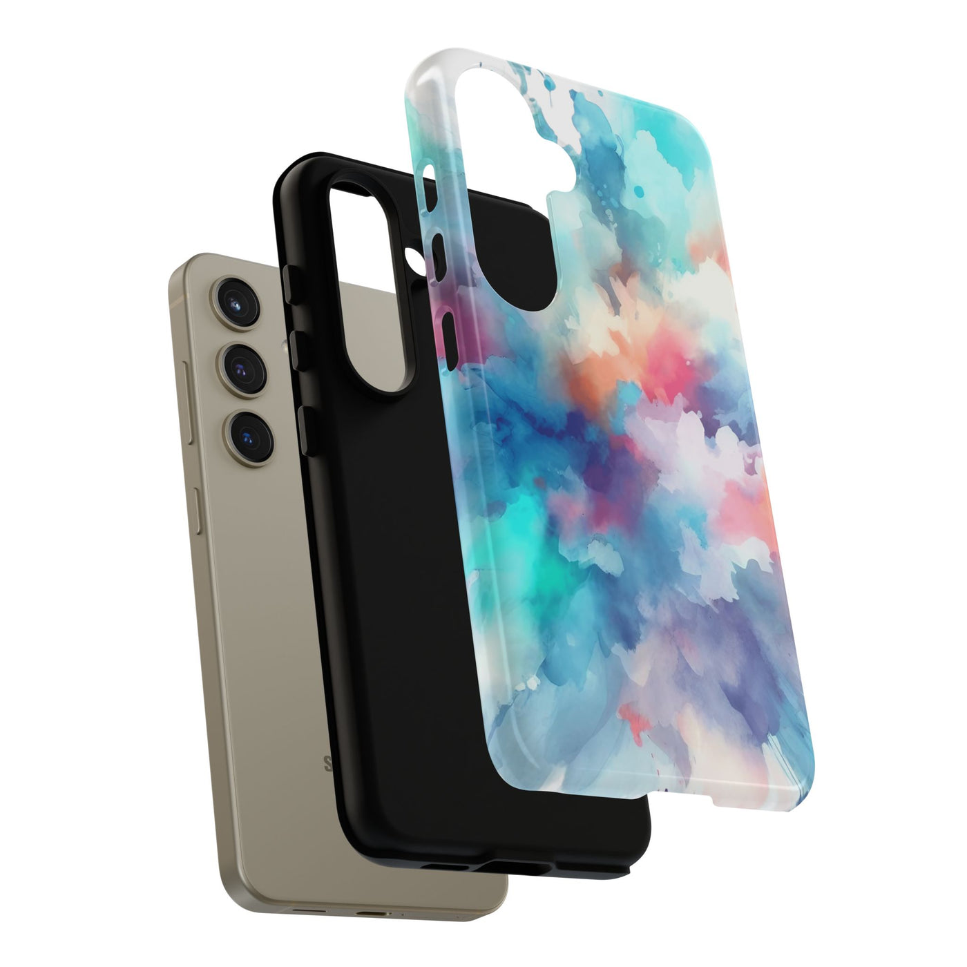 Cute Phone Case, Paint Splash for IPhone 16 pro Max | Iphone 15, Iphone 14, IPhone 13 Case, 11 8 7, Samsung Galaxy S24, S23, S22, S21, 2 Layer Protection