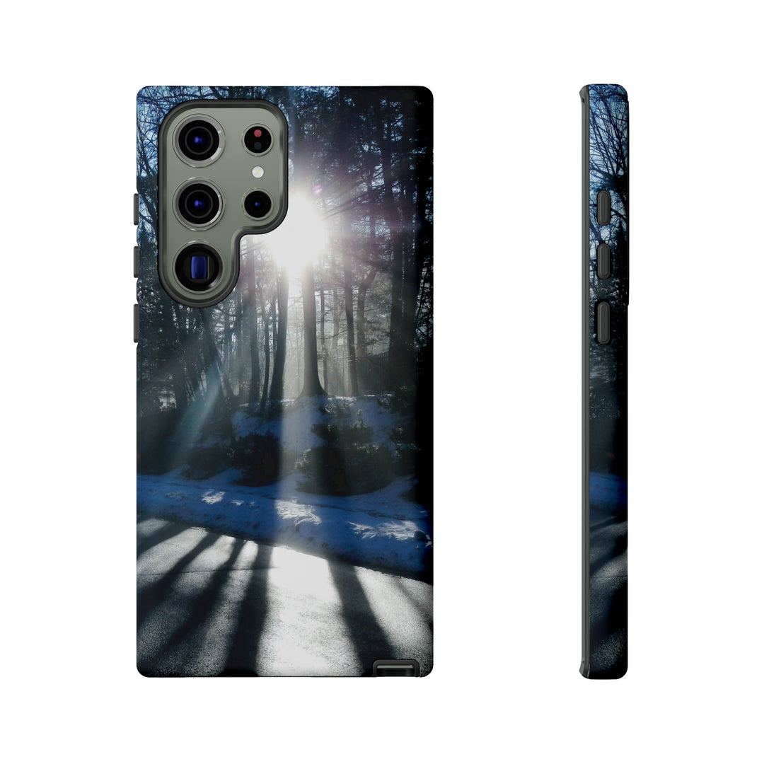 Cute Samsung Phone Case | Aesthetic Samsung Phone Case | Galaxy S23, S22, S21, S20 | Winter Sunshine, Protective Phone Case - Studio40ParkLane