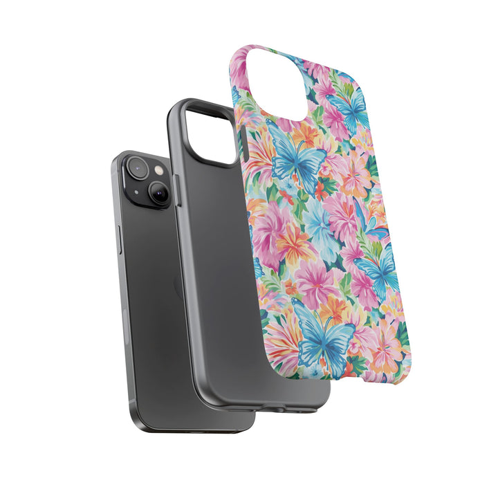 Premium Tough Butterflies Flowers Cute Phone Cases for Samsung S24, S23, S22, S21, S20, Plus and Ultra, Iphone 16 Pro Max,15, 14, 13, 12, 11, 10 - Studio40ParkLane