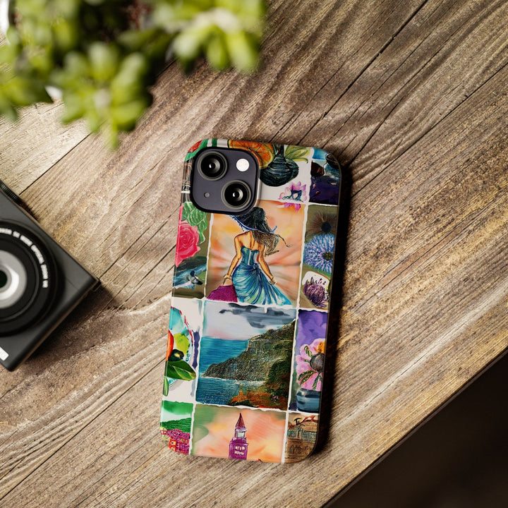 Slim Travel Coquette Collage Slim Cute Phone Cases for Iphone | iPhone 15 Case | iPhone 15 Pro Max Case, Iphone 14, Iphone 14 Pro Max, Iphone 13 - Studio40ParkLane