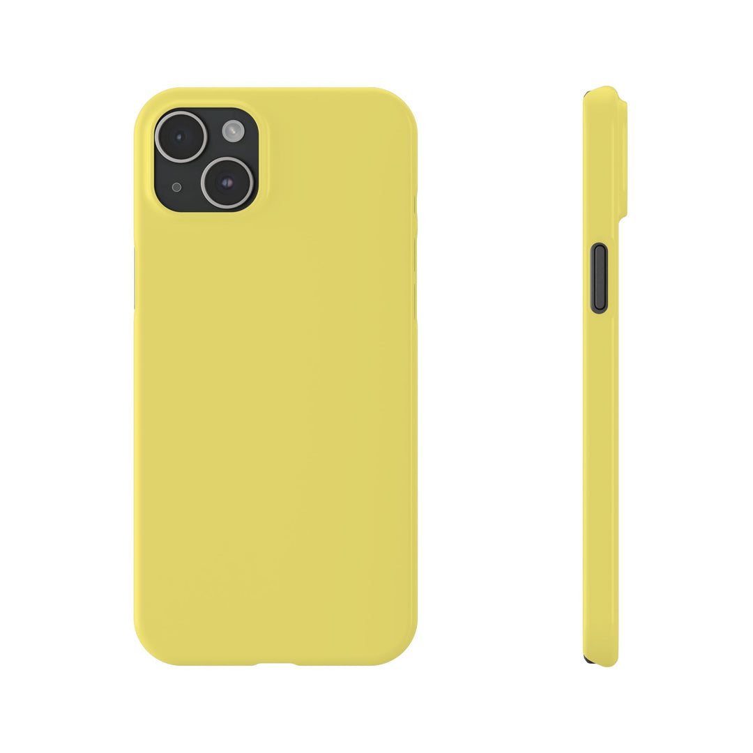 Slim Light Yellow Gift for Her Aesthetic Cute Phone Case for Iphone 16 - | iPhone 15 Pro Max Case | iPhone 14 Case 13 12 11 10 9 8 7 - Studio40ParkLane
