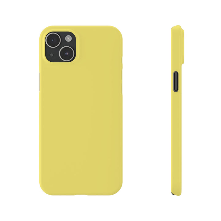 Slim Light Yellow Gift for Her Aesthetic Cute Phone Case for Iphone 16 - | iPhone 15 Pro Max Case | iPhone 14 Case 13 12 11 10 9 8 7 - Studio40ParkLane