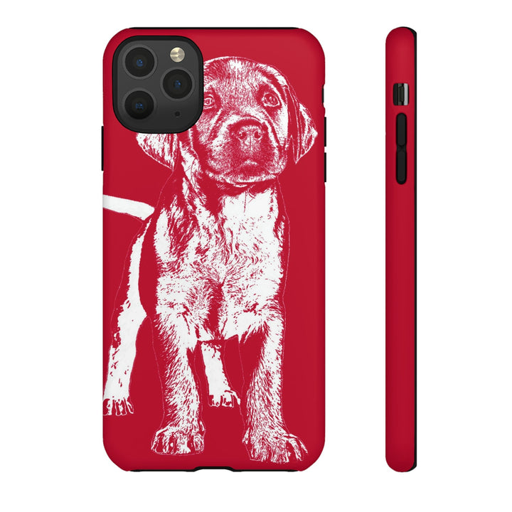 Cute IPhone Case | iPhone 15 Case | iPhone 15 Pro Max Case, Iphone 14 Case, Iphone 14 Pro Max Case IPhone Case for Dog Lovers, Puppy Dog Red - Studio40ParkLane