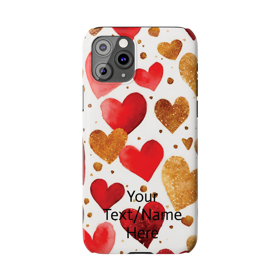Slim Custom Personalized Valentine Love Gift for Her Cute Phone Cases for Iphone 16 Pro Max | iPhone 15 Case | iPhone 15 Pro Max Case, Iphone 14 - Studio40ParkLane